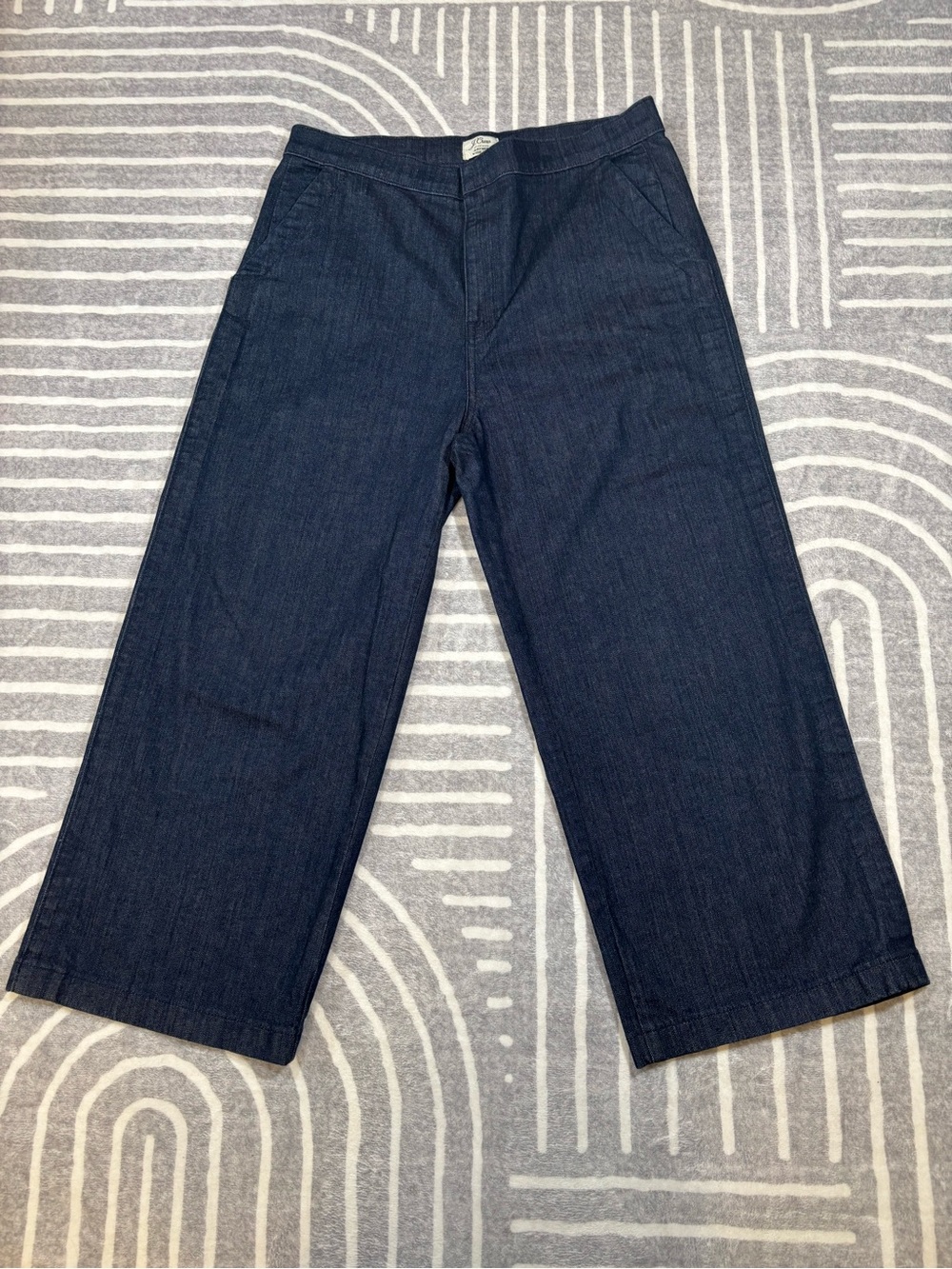 J. Crew Jeans, Rayner Wide-Leg Denim, Crop, W30, 30x24, Trouser Jeans - Picture 7 of 7